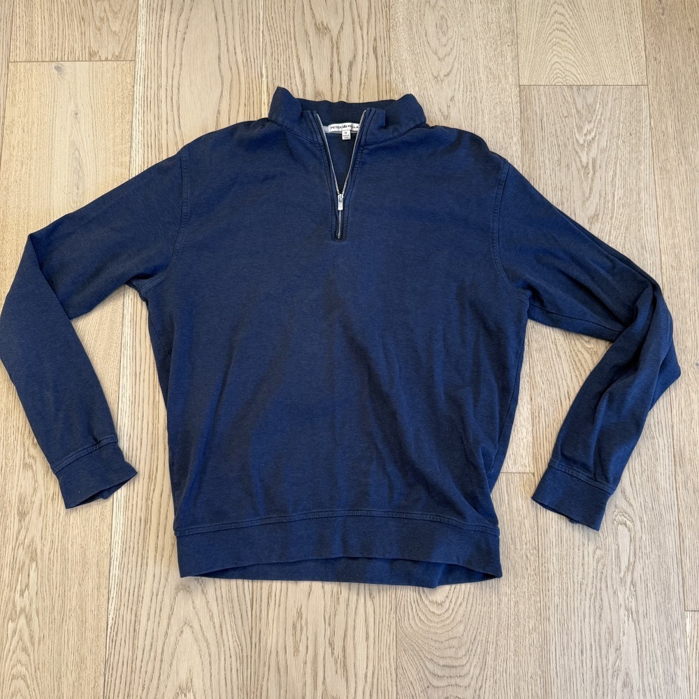 ⛱️Peter Millar - Navy Quarter Zip Pullover - M